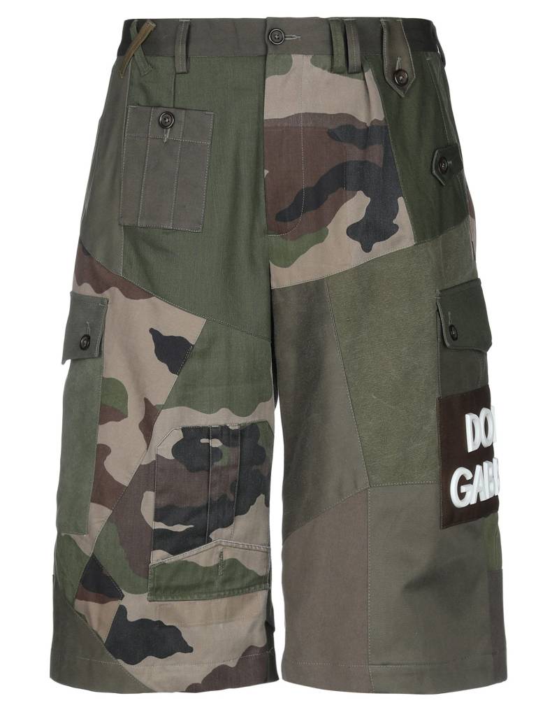DOLCE&GABBANA Shorts & Bermudashorts Herren Militärgrün DOLCE&GABBANA Shorts & Bermudashorts Herren Militärgrün von DOLCE&GABBANA