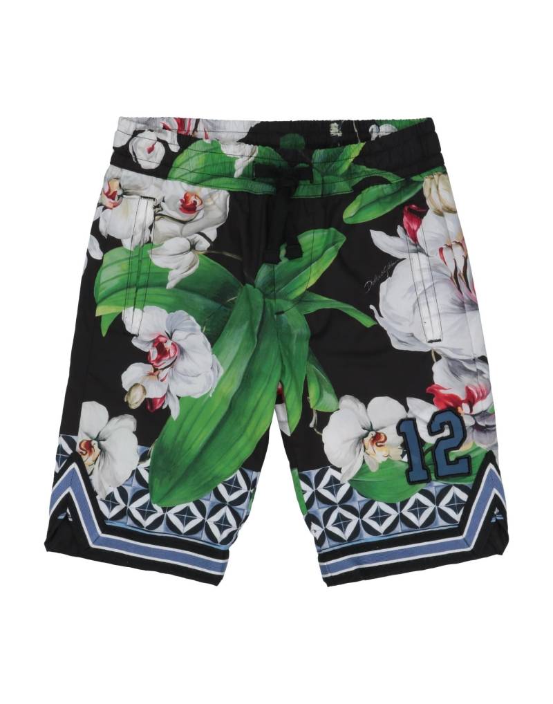 DOLCE&GABBANA Shorts & Bermudashorts Kinder Schwarz DOLCE&GABBANA Shorts & Bermudashorts Kinder Schwarz von DOLCE&GABBANA