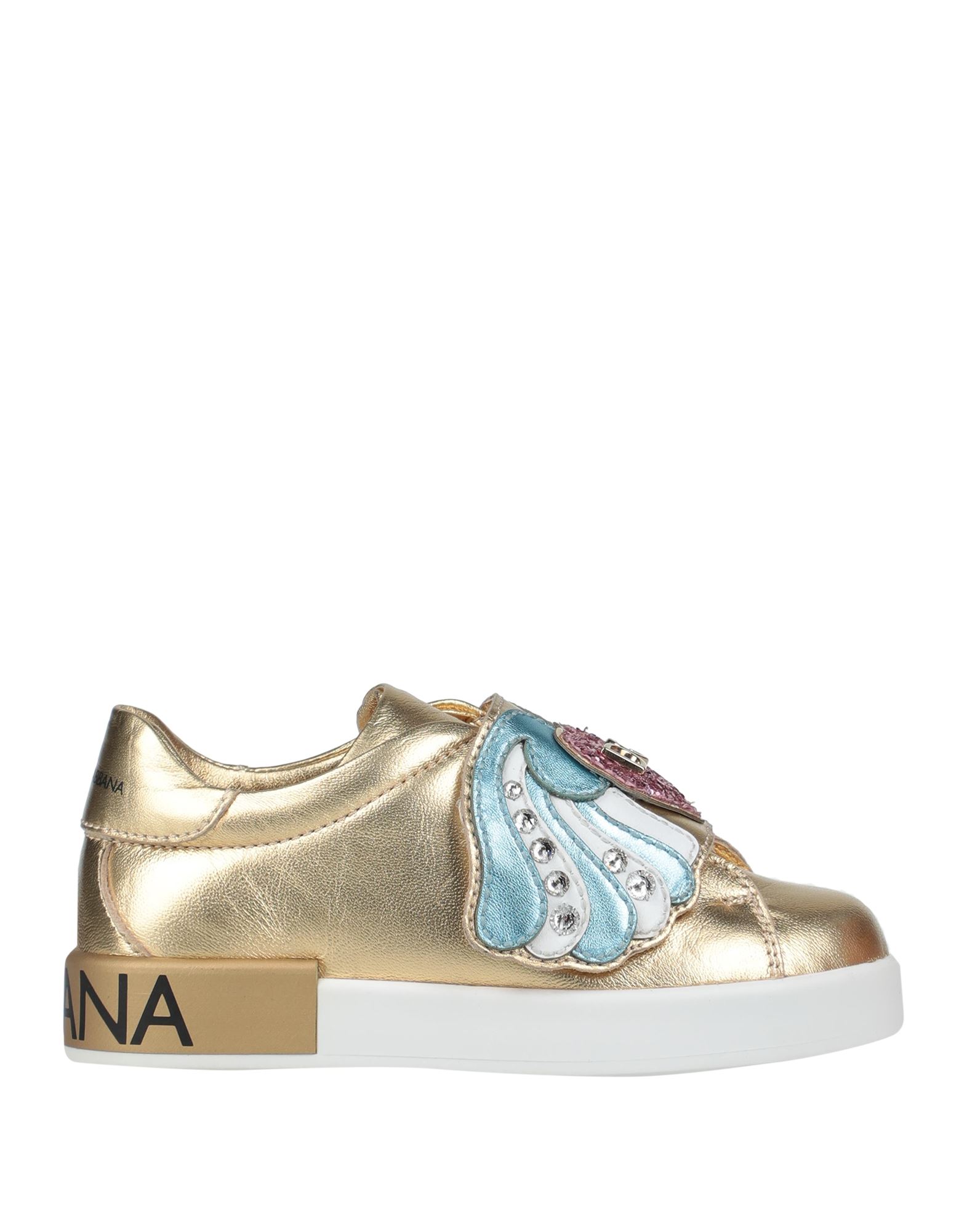 DOLCE&GABBANA Sneakers Kinder Gold von DOLCE&GABBANA