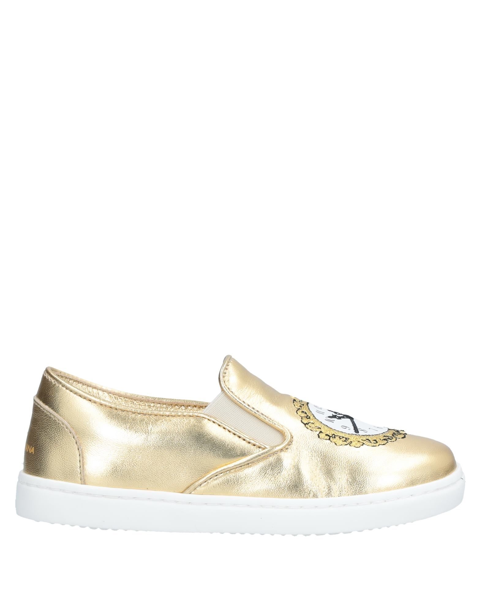 DOLCE&GABBANA Sneakers Kinder Gold von DOLCE&GABBANA