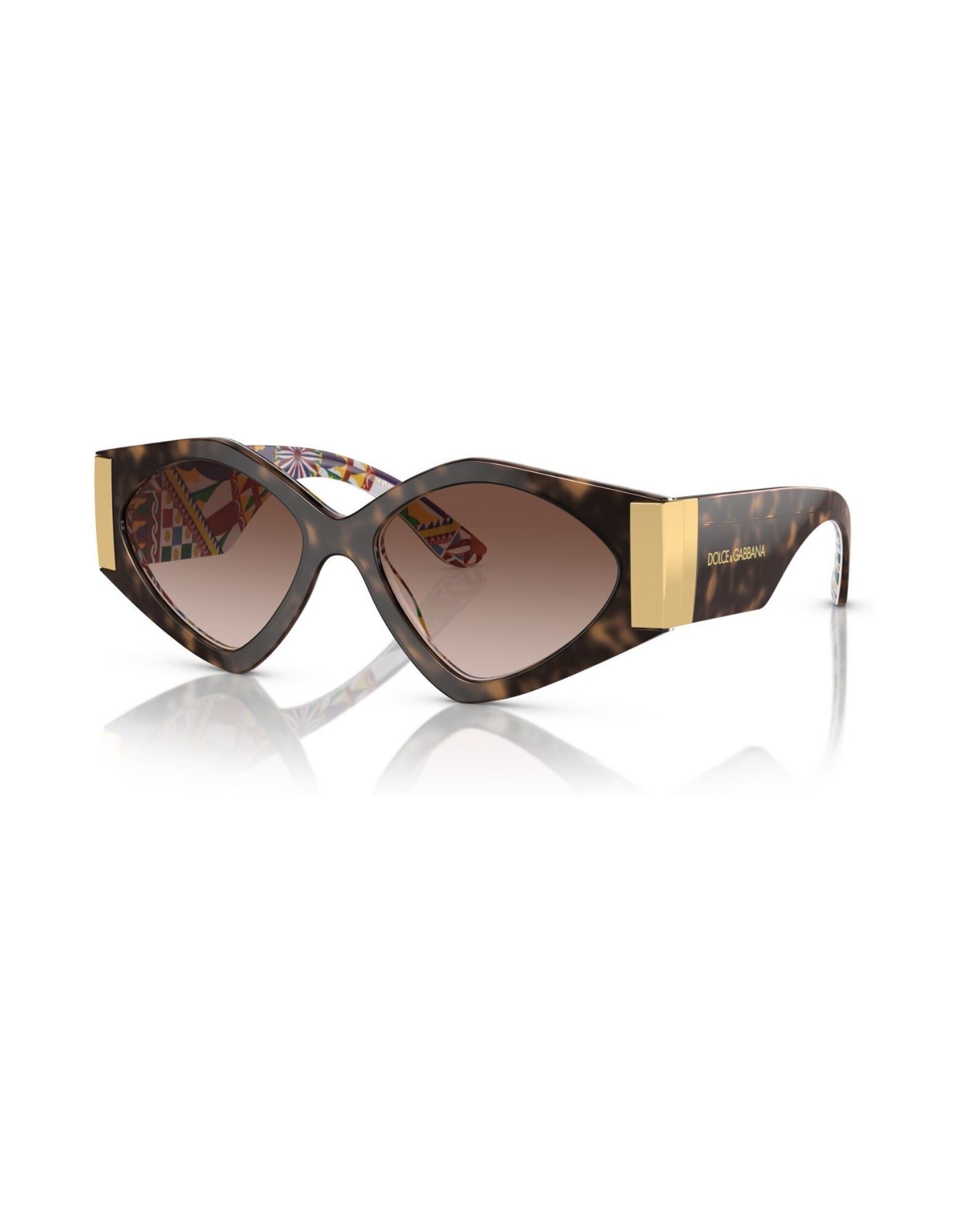 DOLCE&GABBANA Sonnenbrille Damen Braun von DOLCE&GABBANA