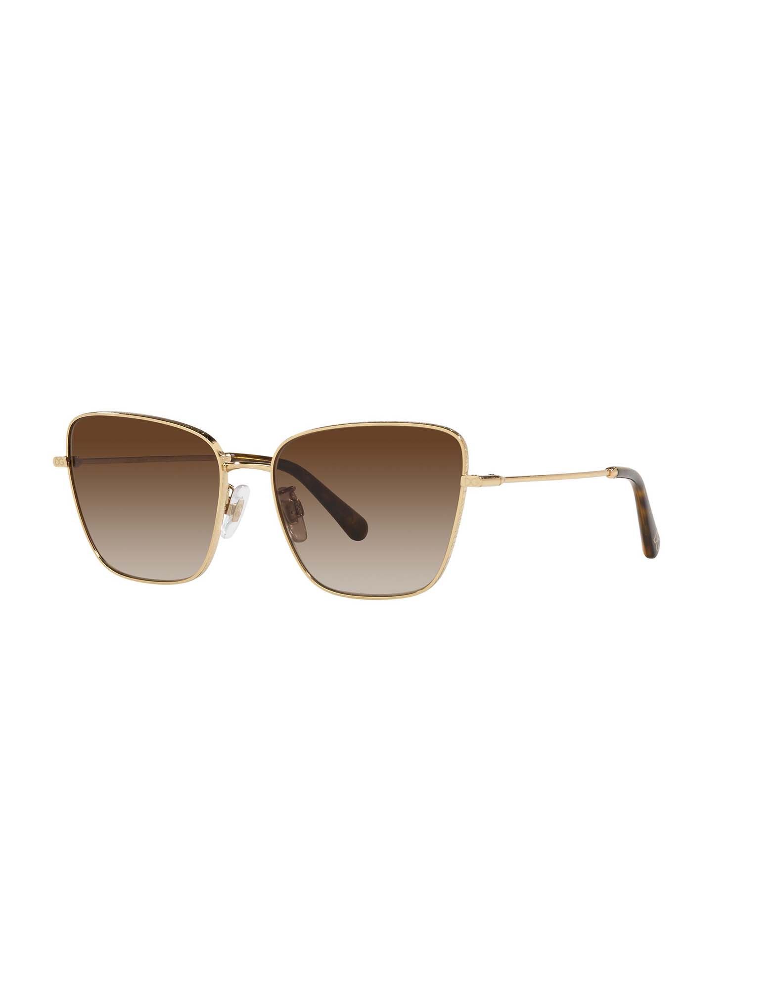 DOLCE&GABBANA Sonnenbrille Damen Gold von DOLCE&GABBANA