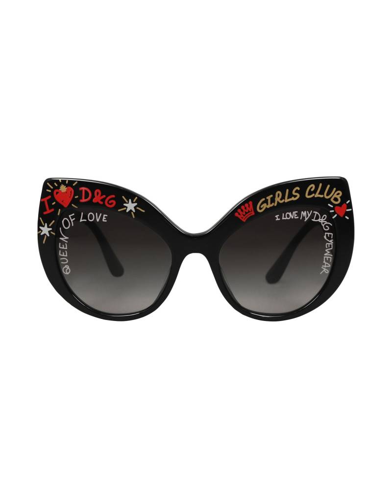 DOLCE&GABBANA Sonnenbrille Damen Schwarz von DOLCE&GABBANA