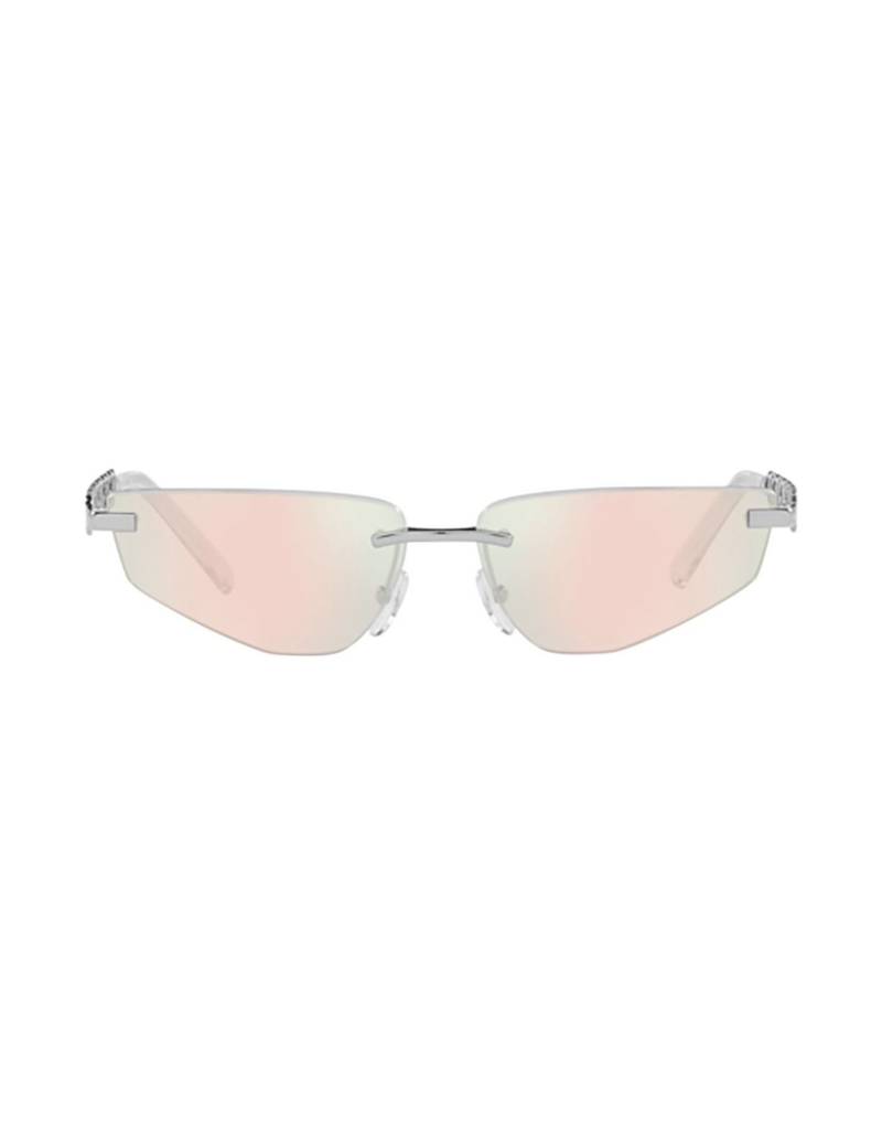 DOLCE&GABBANA Sonnenbrille Damen Silber von DOLCE&GABBANA