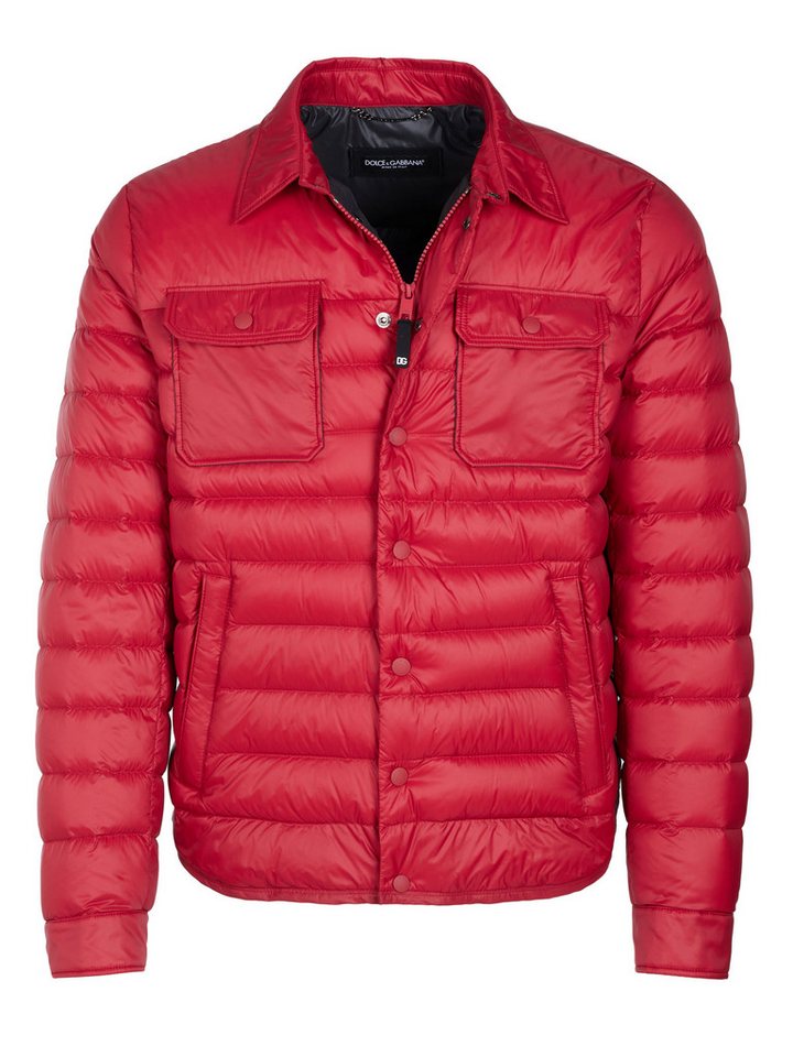 DOLCE & GABBANA Steppjacke Dolce & Gabbana Quilted jacket red von DOLCE & GABBANA