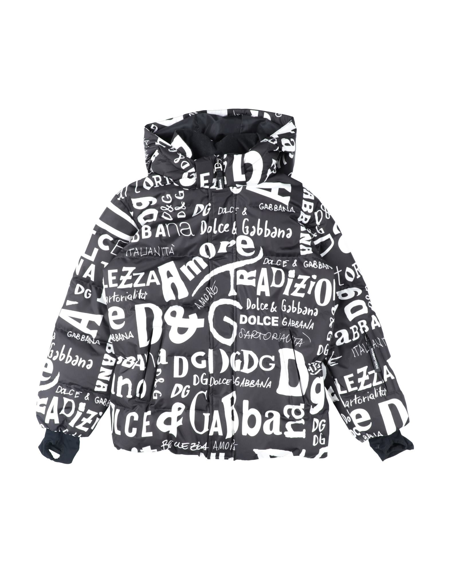 DOLCE&GABBANA Pufferjacke & Daunenjacke Kinder Schwarz von DOLCE&GABBANA