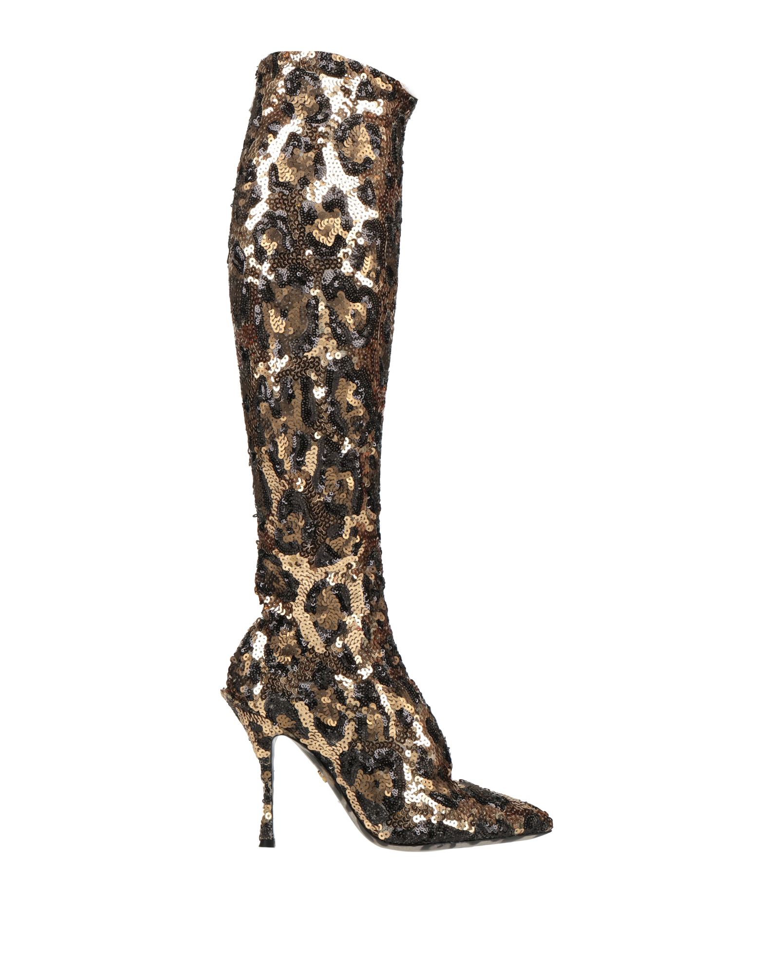 DOLCE&GABBANA Stiefel Damen Gold von DOLCE&GABBANA