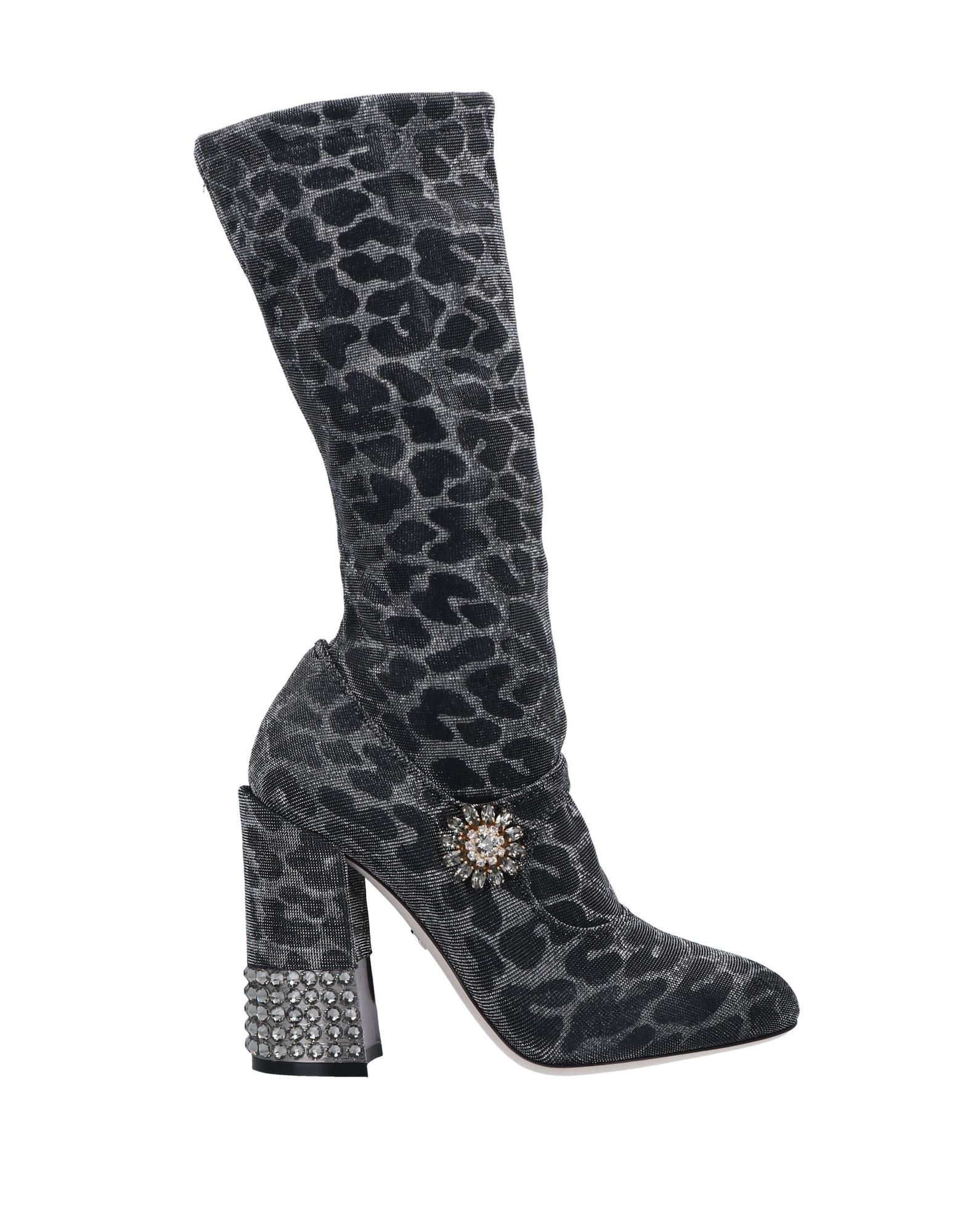 DOLCE&GABBANA Stiefel Damen Granitgrau von DOLCE&GABBANA