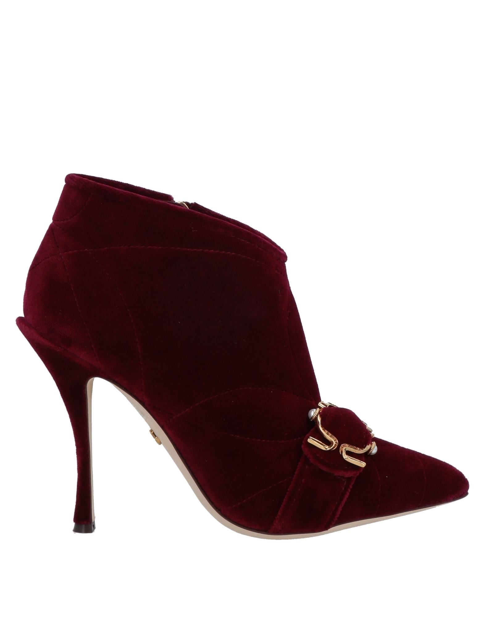 DOLCE&GABBANA Stiefelette Damen Bordeaux von DOLCE&GABBANA