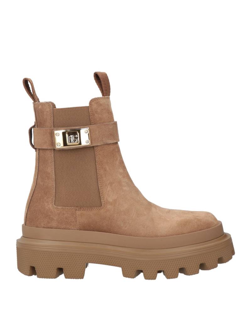 DOLCE&GABBANA Stiefelette Damen Hellbraun von DOLCE&GABBANA