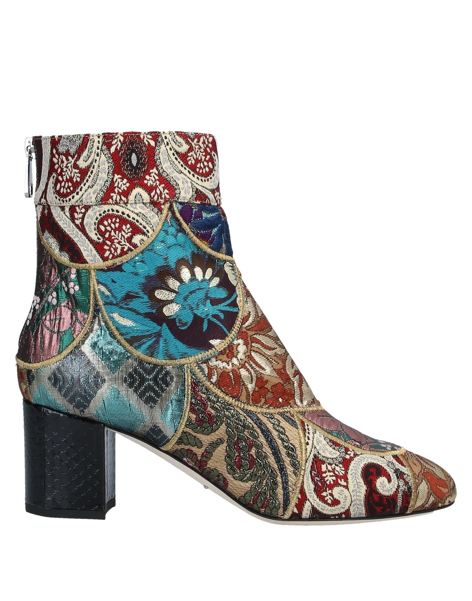 DOLCE&GABBANA Stiefelette Damen Rostrot von DOLCE&GABBANA