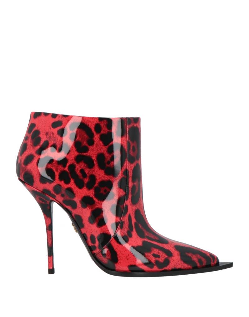 DOLCE&GABBANA Stiefelette Damen Rot von DOLCE&GABBANA