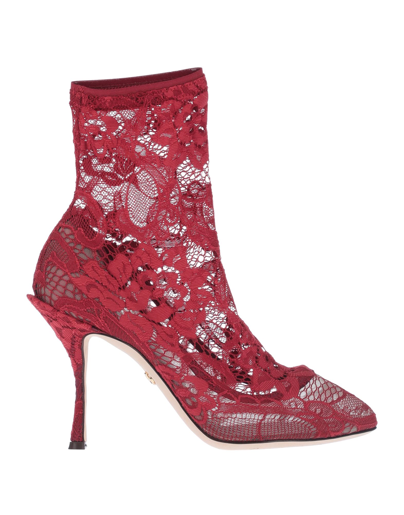 DOLCE&GABBANA Stiefelette Damen Rot von DOLCE&GABBANA