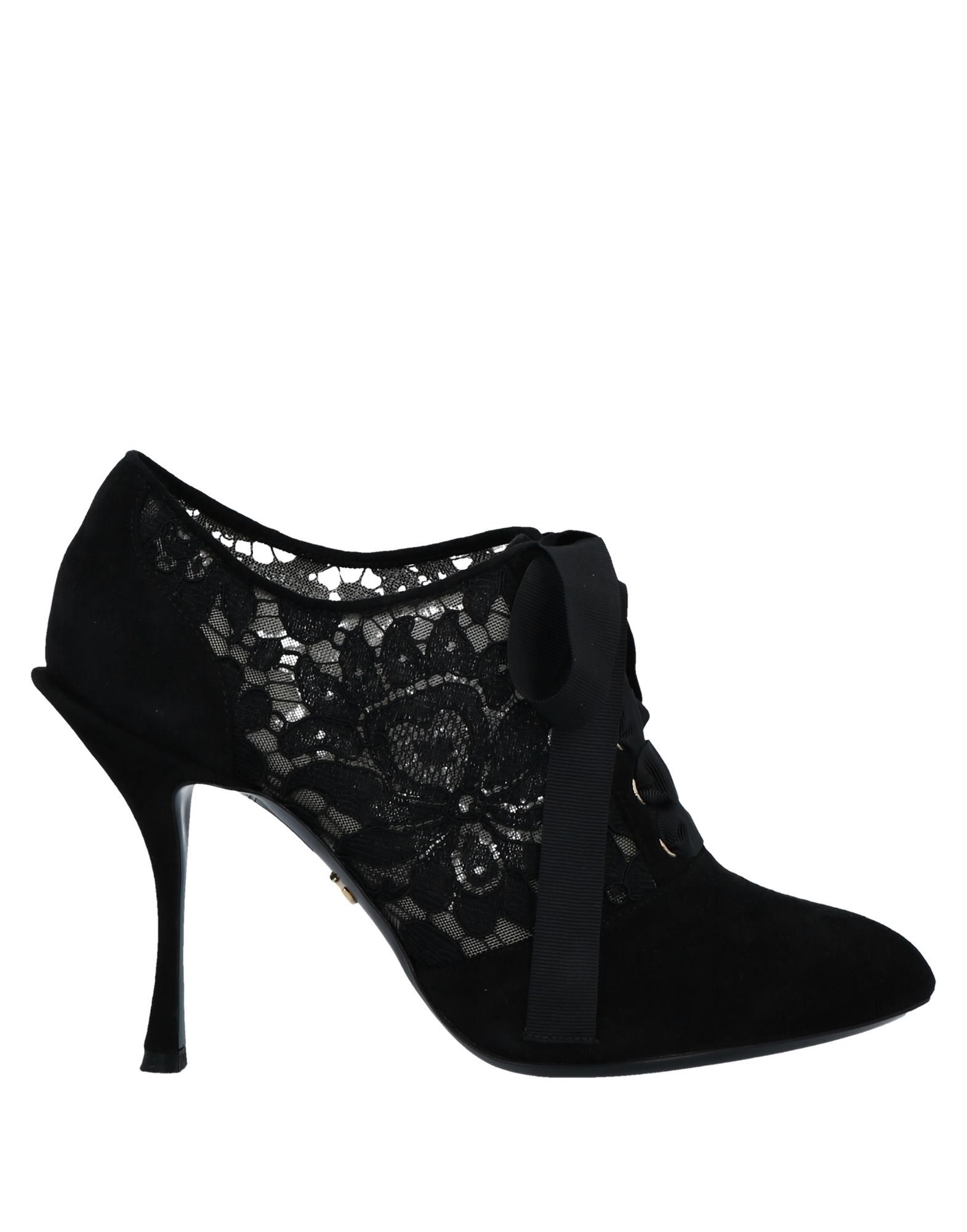 DOLCE&GABBANA Stiefelette Damen Schwarz von DOLCE&GABBANA