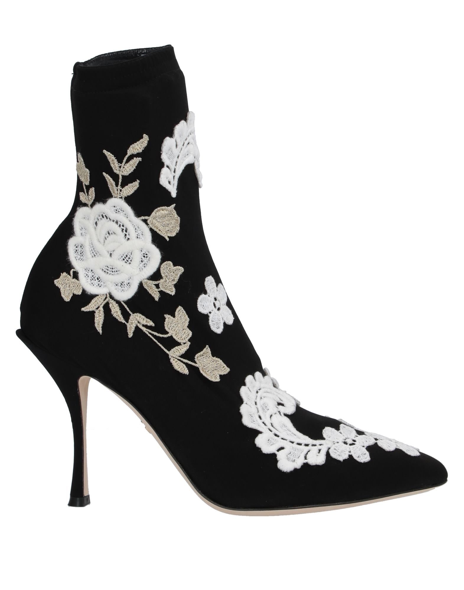 DOLCE&GABBANA Stiefelette Damen Schwarz von DOLCE&GABBANA