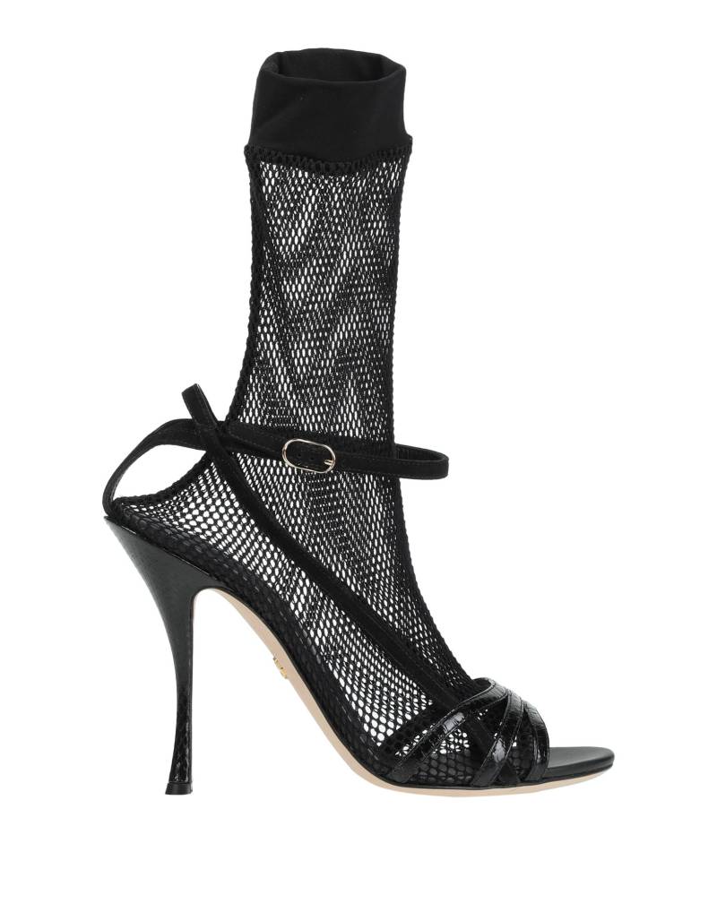 DOLCE&GABBANA Sandale Damen Schwarz von DOLCE&GABBANA