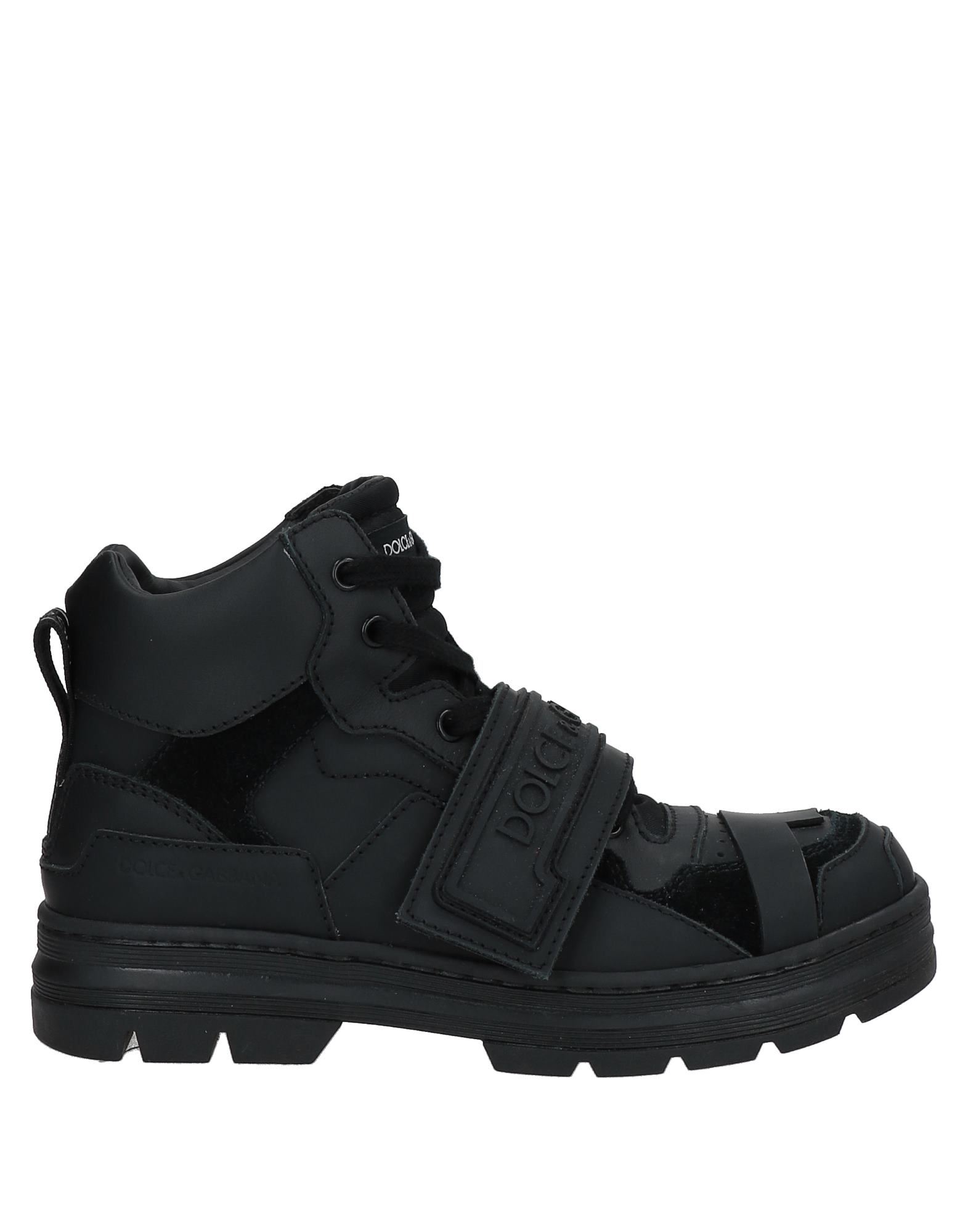 DOLCE&GABBANA Stiefelette Kinder Schwarz von DOLCE&GABBANA