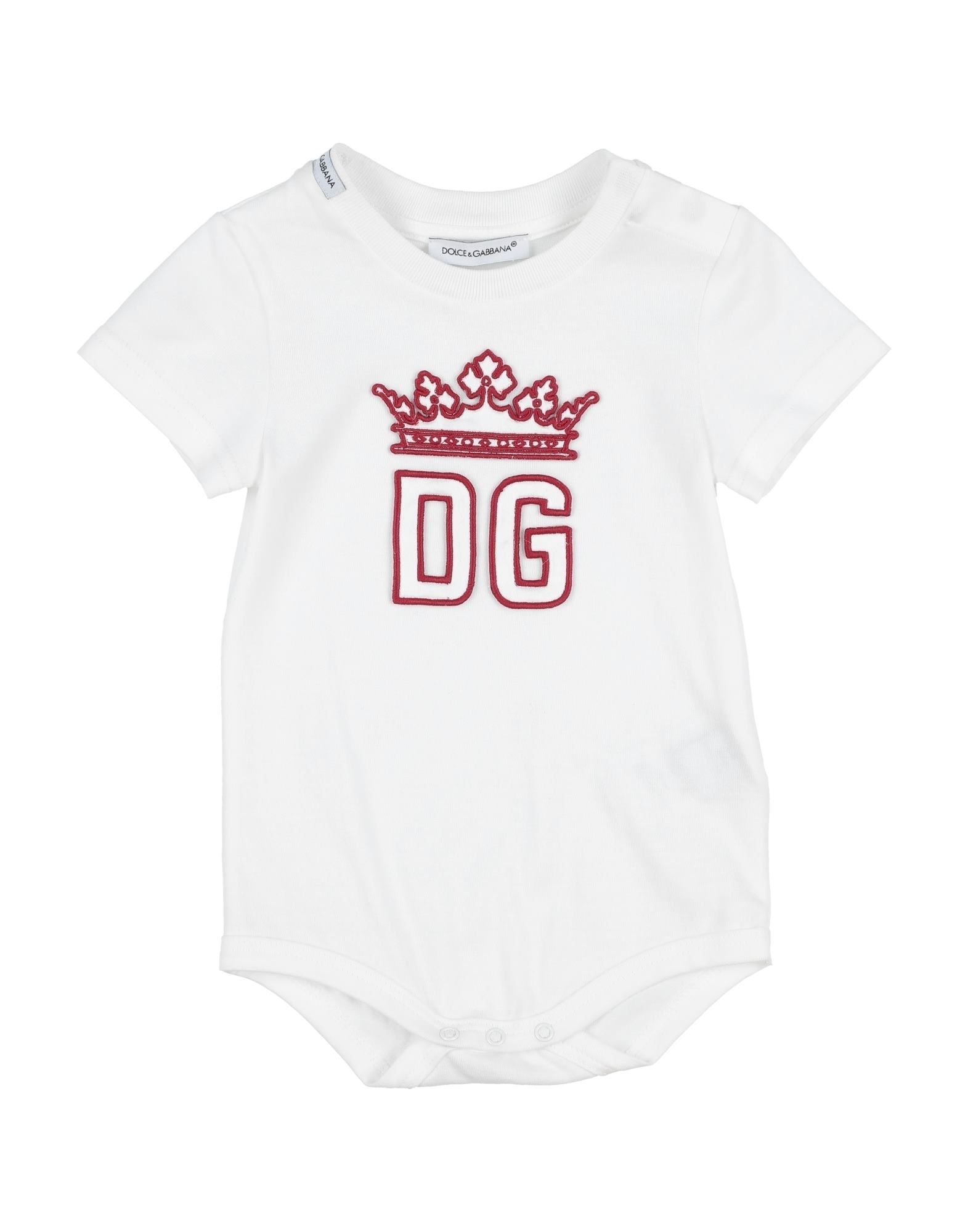 DOLCE&GABBANA Strampelanzug Kinder Weiß von DOLCE&GABBANA