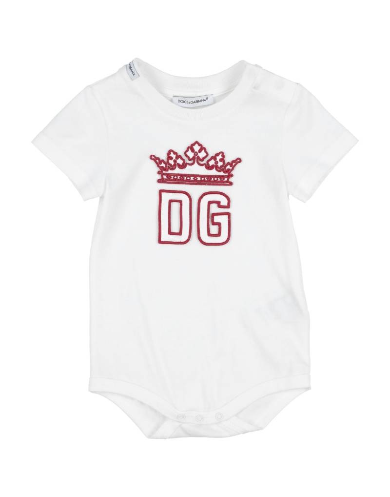 DOLCE&GABBANA Strampelanzug Kinder Weiß von DOLCE&GABBANA