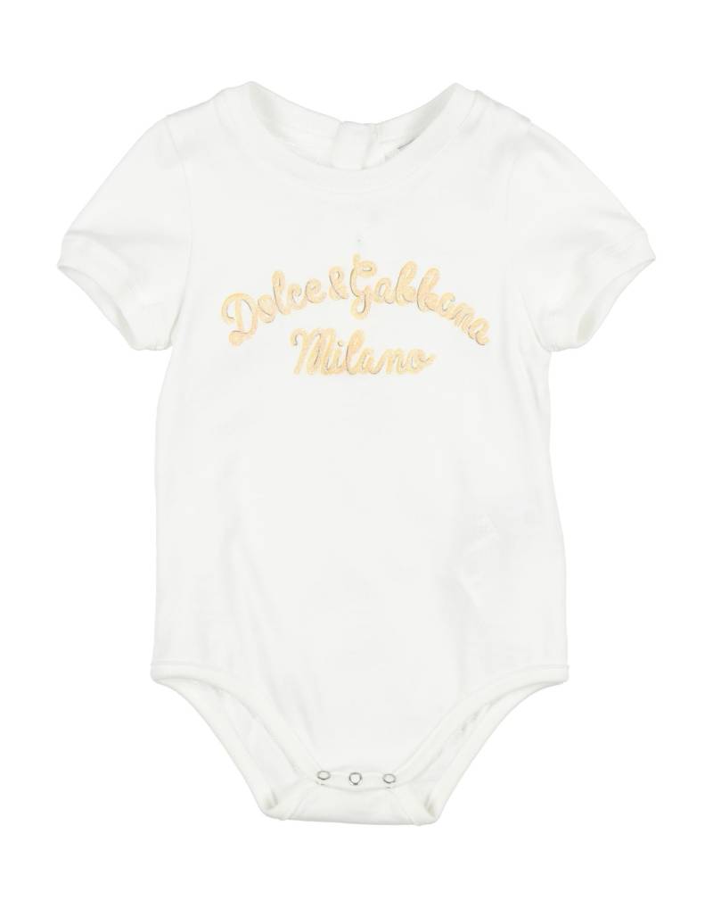 DOLCE&GABBANA Strampelanzug Kinder Weiß von DOLCE&GABBANA