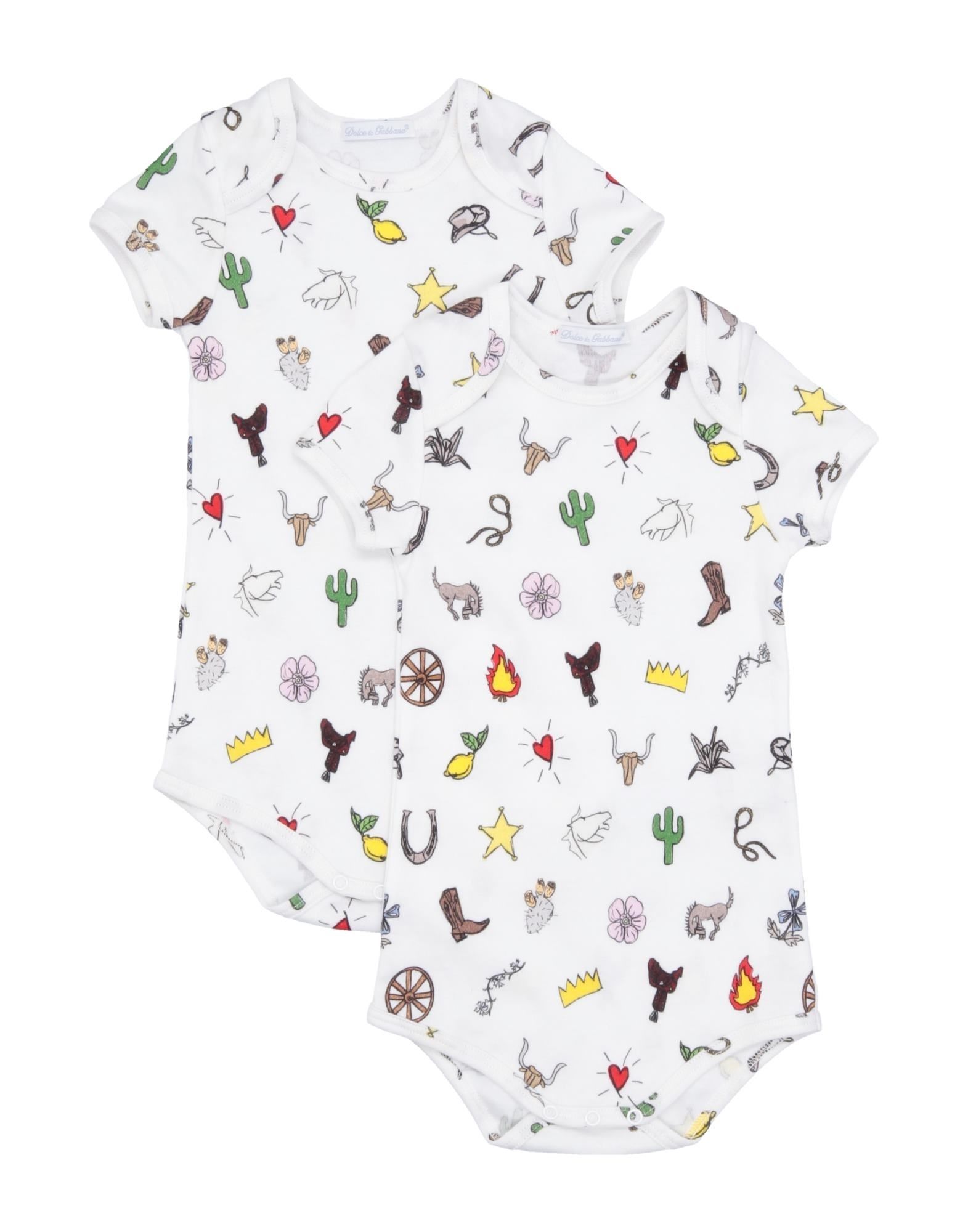 DOLCE&GABBANA Strampelanzug Kinder Weiß von DOLCE&GABBANA