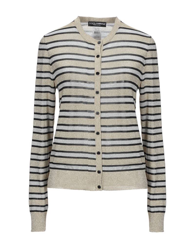DOLCE&GABBANA Strickjacke Damen Gold DOLCE&GABBANA Strickjacke Damen Gold von DOLCE&GABBANA