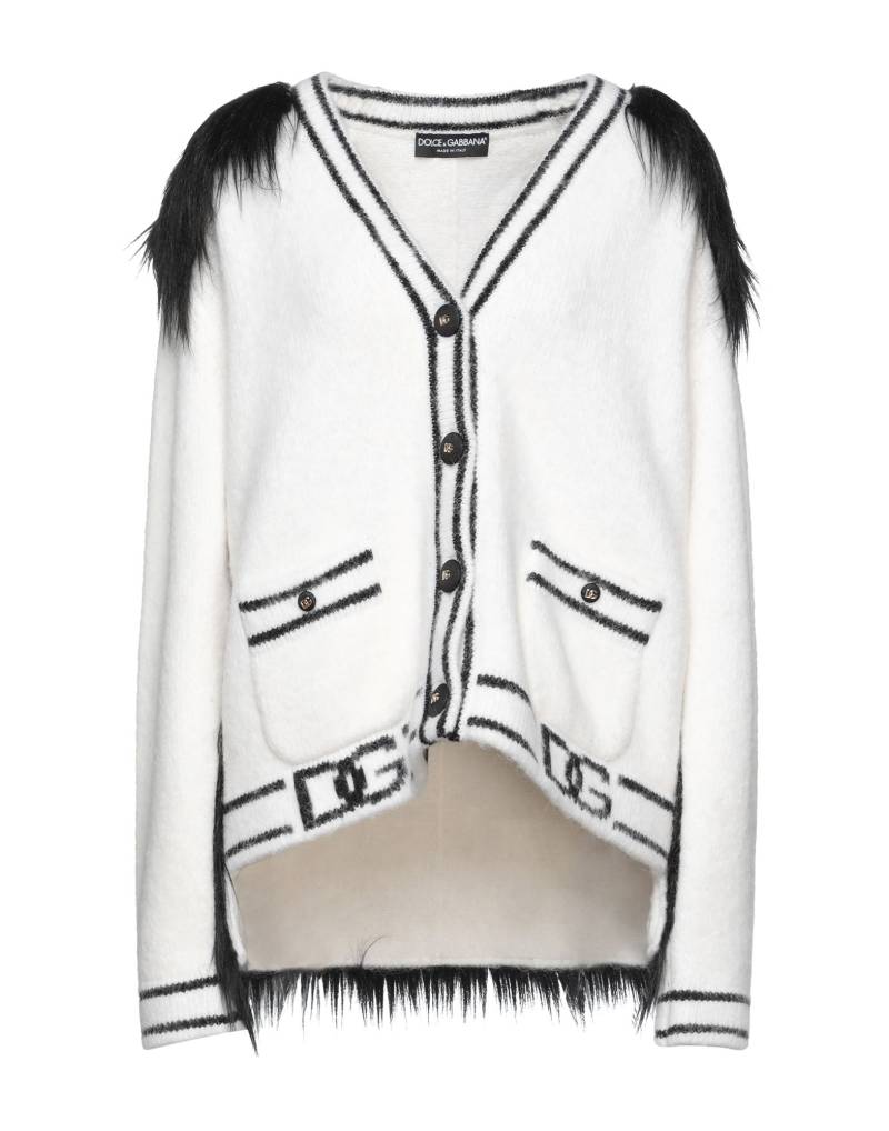 DOLCE&GABBANA Strickjacke Damen Weiß von DOLCE&GABBANA