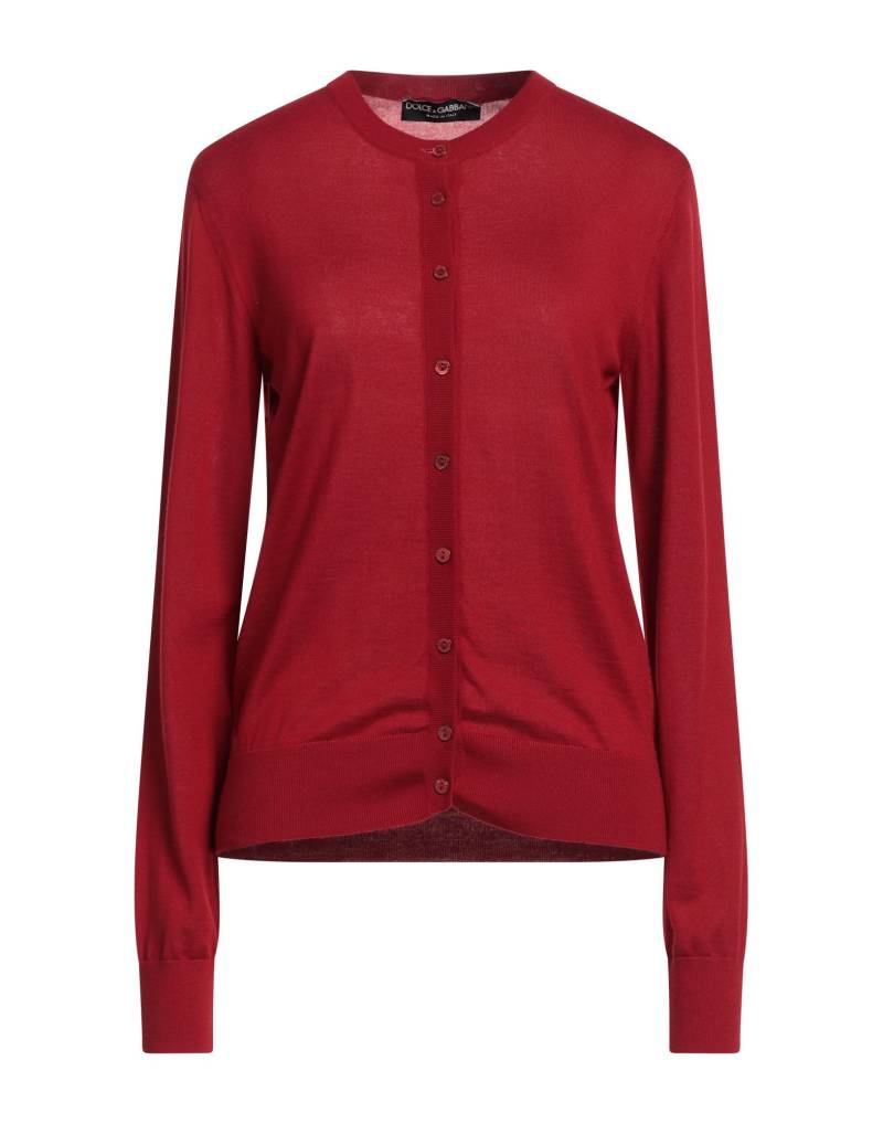 DOLCE&GABBANA Strickjacke Damen Ziegelrot von DOLCE&GABBANA