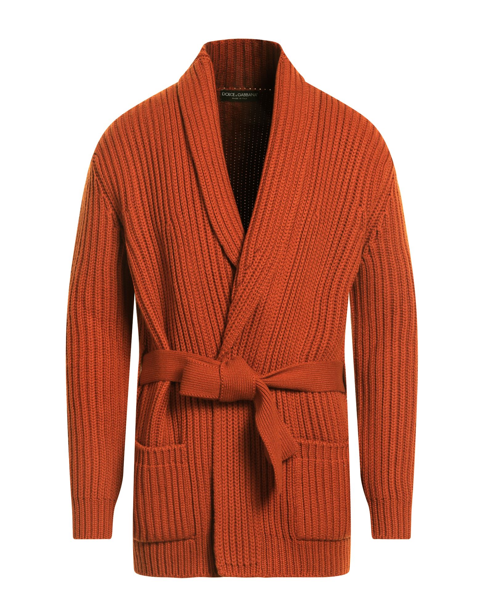 DOLCE&GABBANA Strickjacke Herren Rostrot von DOLCE&GABBANA