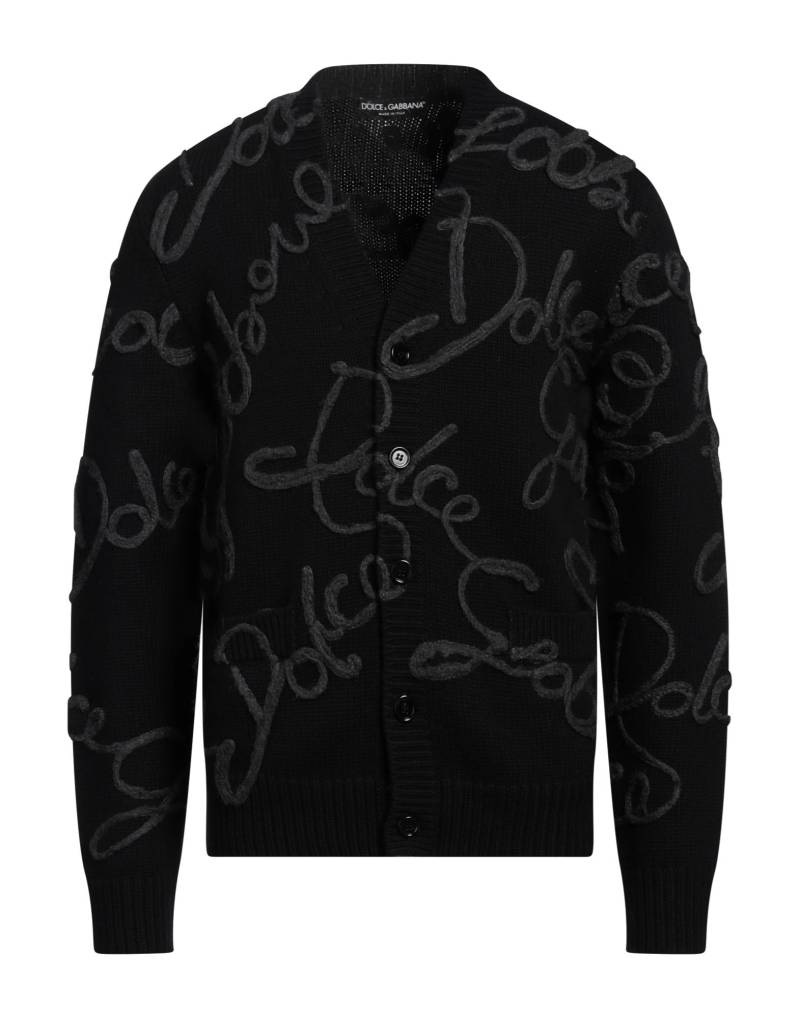 DOLCE&GABBANA Strickjacke Herren Schwarz von DOLCE&GABBANA