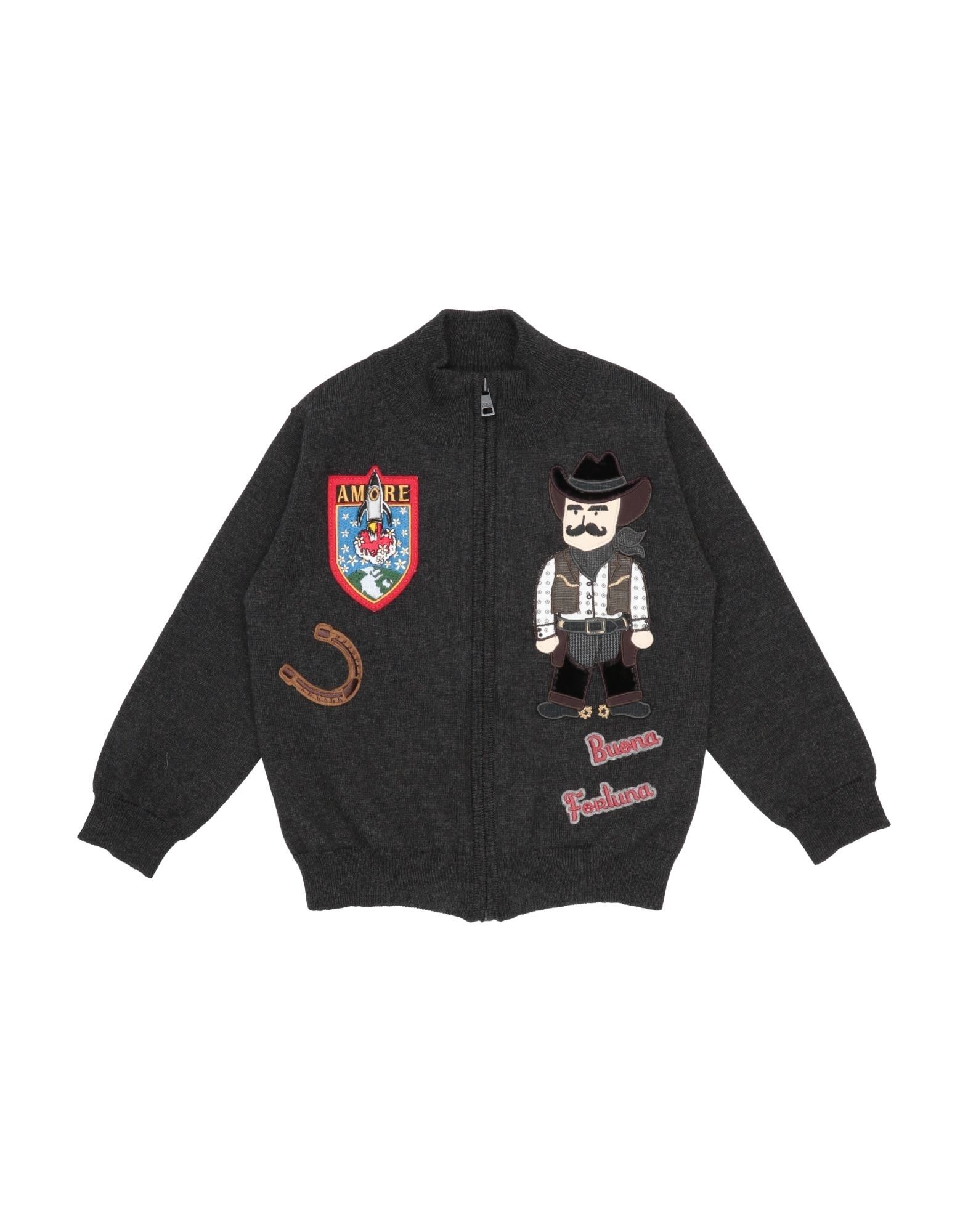 DOLCE & GABBANA Strickjacke Kinder Granitgrau von DOLCE & GABBANA