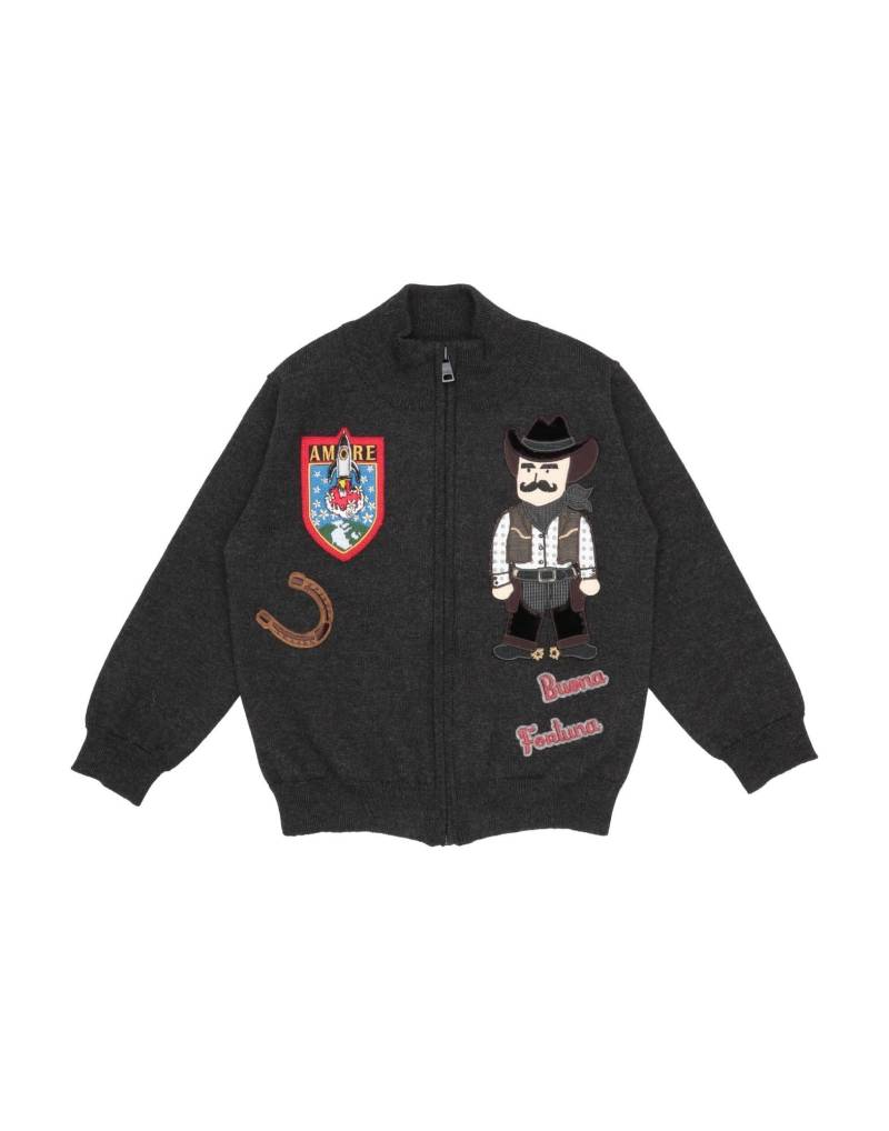 DOLCE&GABBANA Strickjacke Kinder Granitgrau von DOLCE&GABBANA