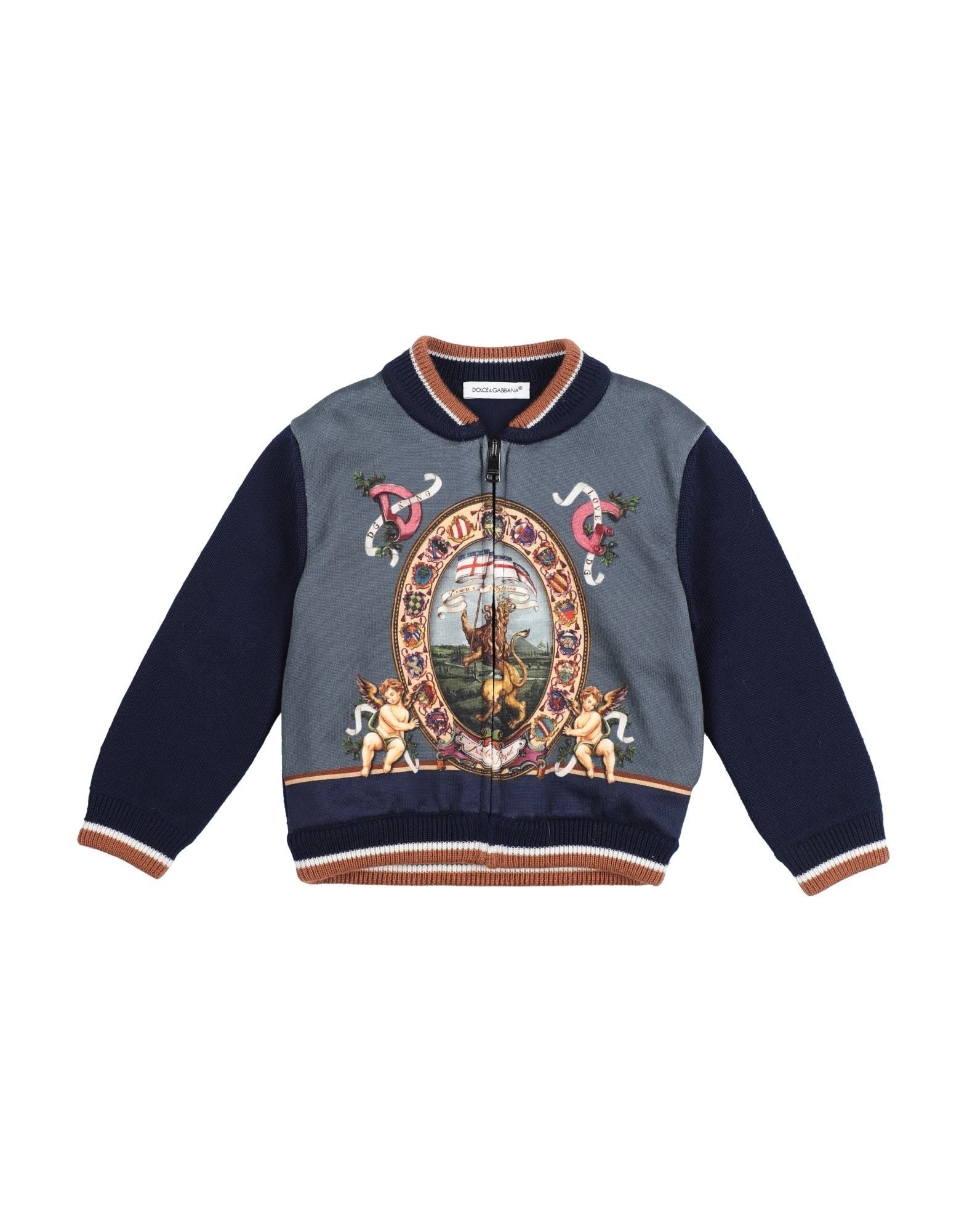 DOLCE&GABBANA Strickjacke Kinder Grau von DOLCE&GABBANA