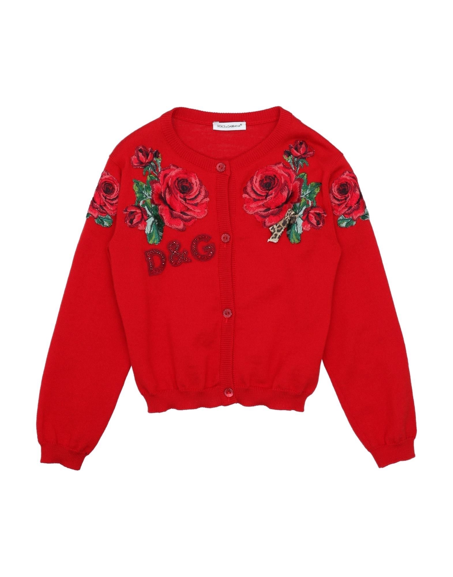 DOLCE&GABBANA Strickjacke Kinder Rot von DOLCE&GABBANA