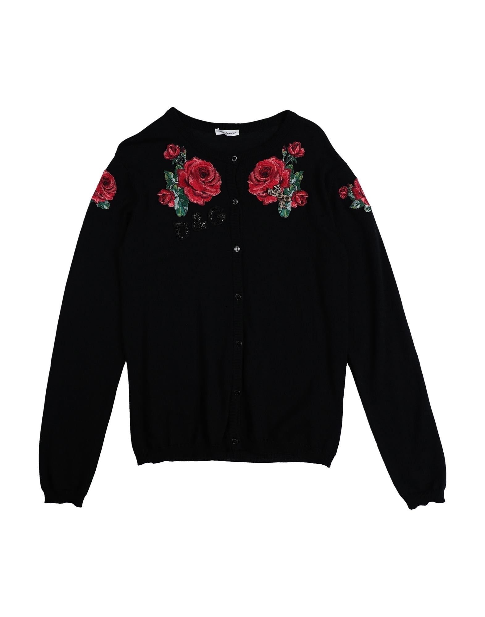 DOLCE&GABBANA Strickjacke Kinder Schwarz von DOLCE&GABBANA