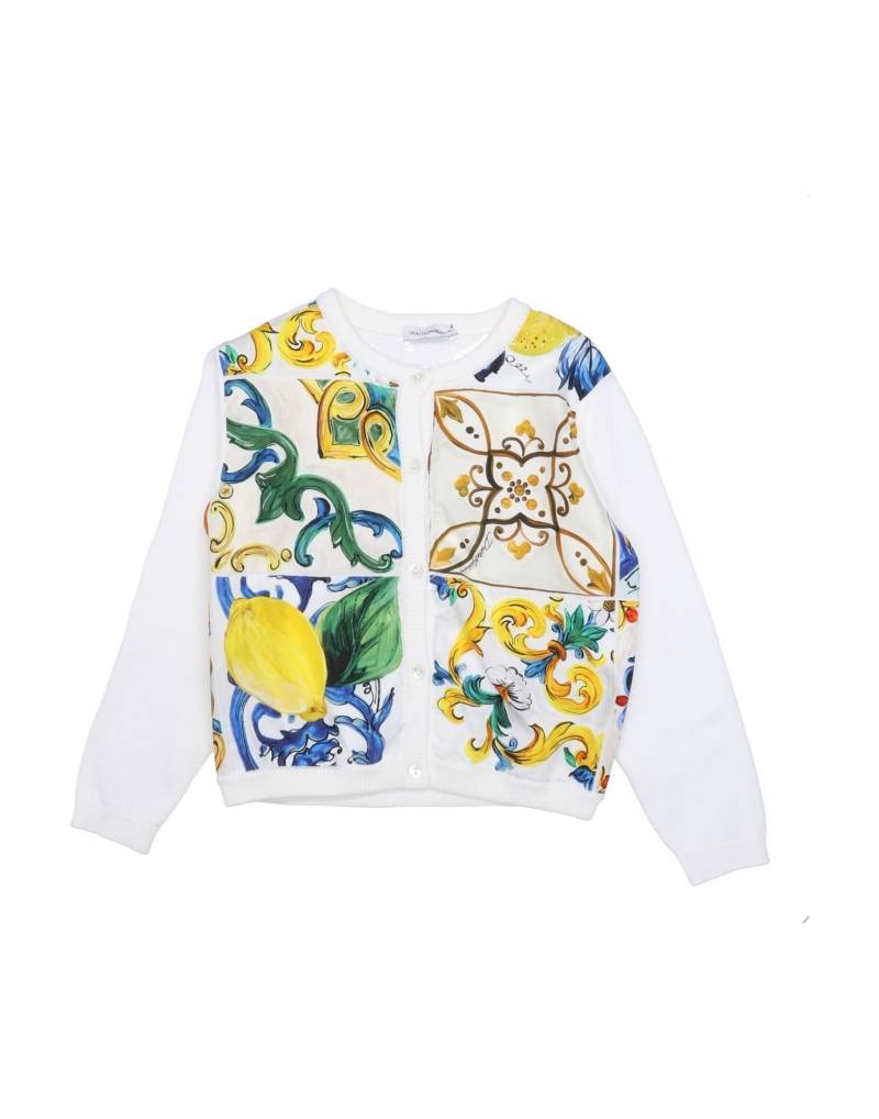 DOLCE&GABBANA Strickjacke Kinder Weiß von DOLCE&GABBANA