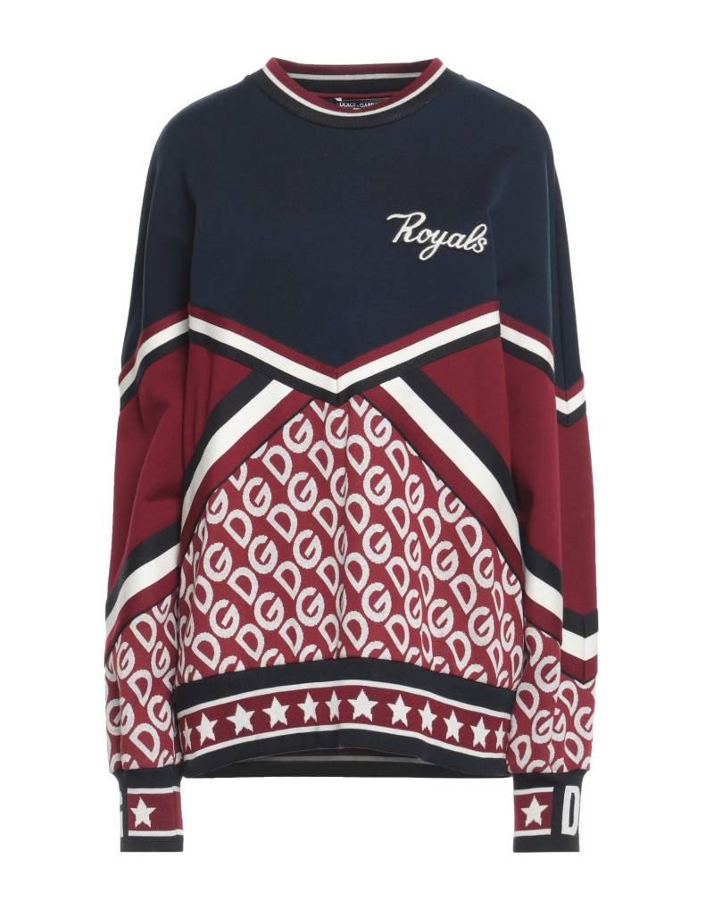 DOLCE&GABBANA Sweatshirt Damen Bordeaux von DOLCE&GABBANA