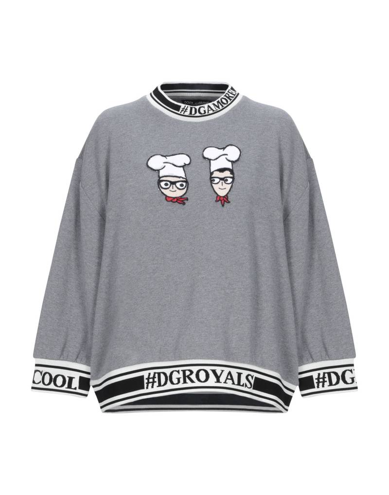 DOLCE&GABBANA Sweatshirt Damen Grau von DOLCE&GABBANA