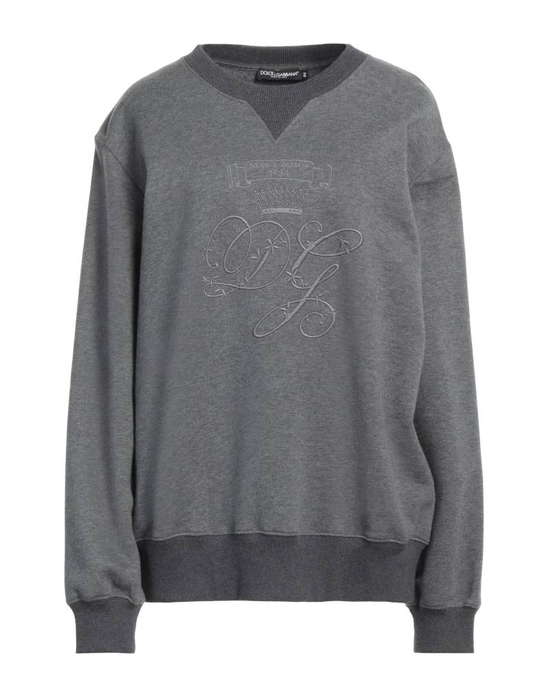 DOLCE&GABBANA Sweatshirt Damen Grau von DOLCE&GABBANA