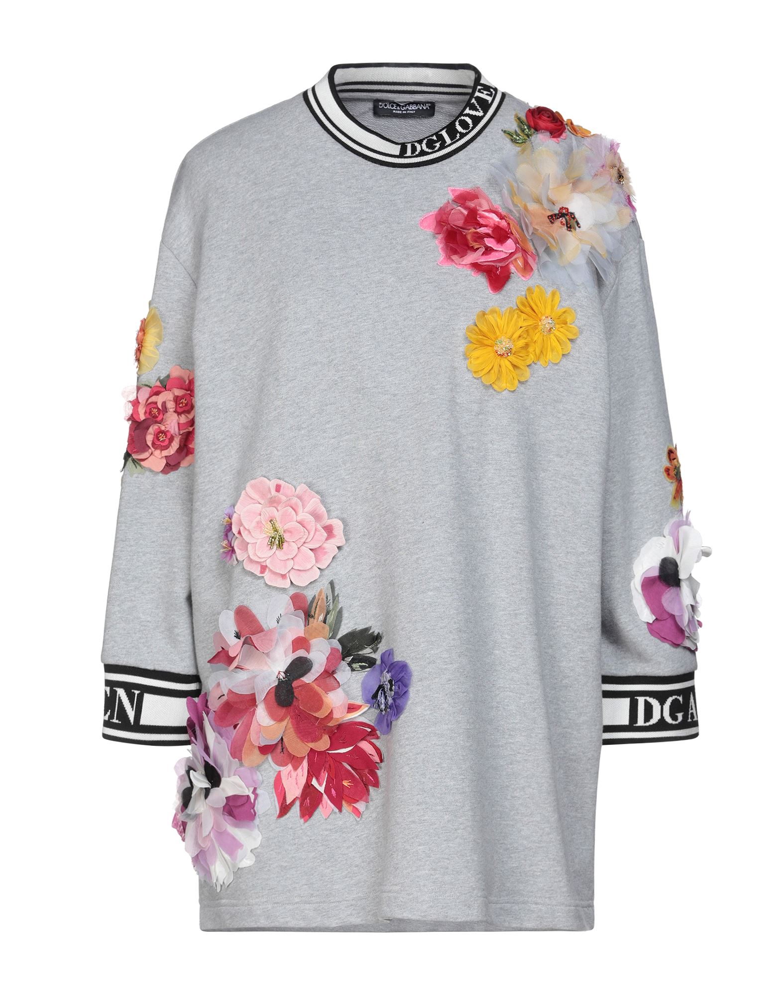 DOLCE&GABBANA Sweatshirt Damen Hellgrau von DOLCE&GABBANA