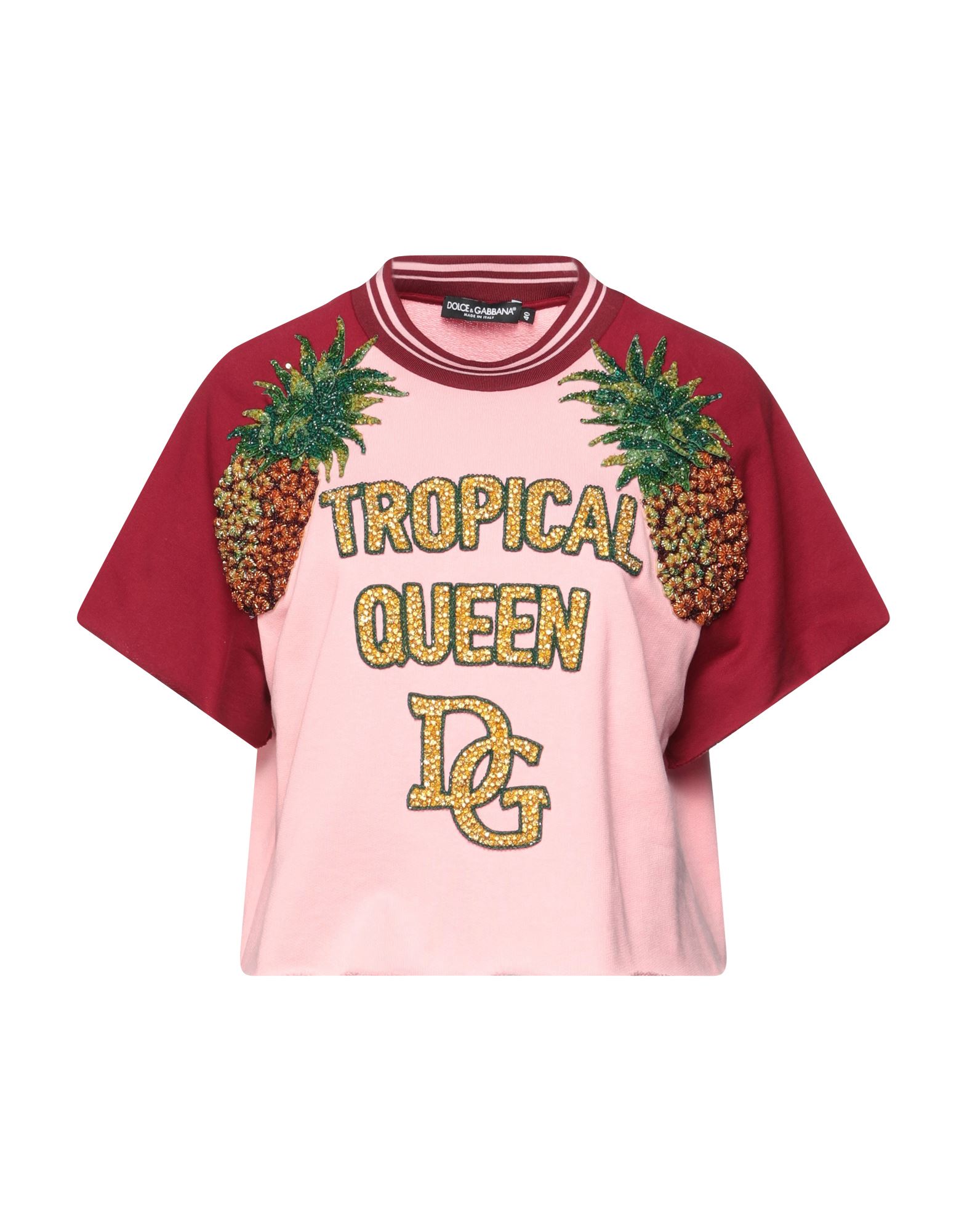 DOLCE&GABBANA Sweatshirt Damen Rosa von DOLCE&GABBANA