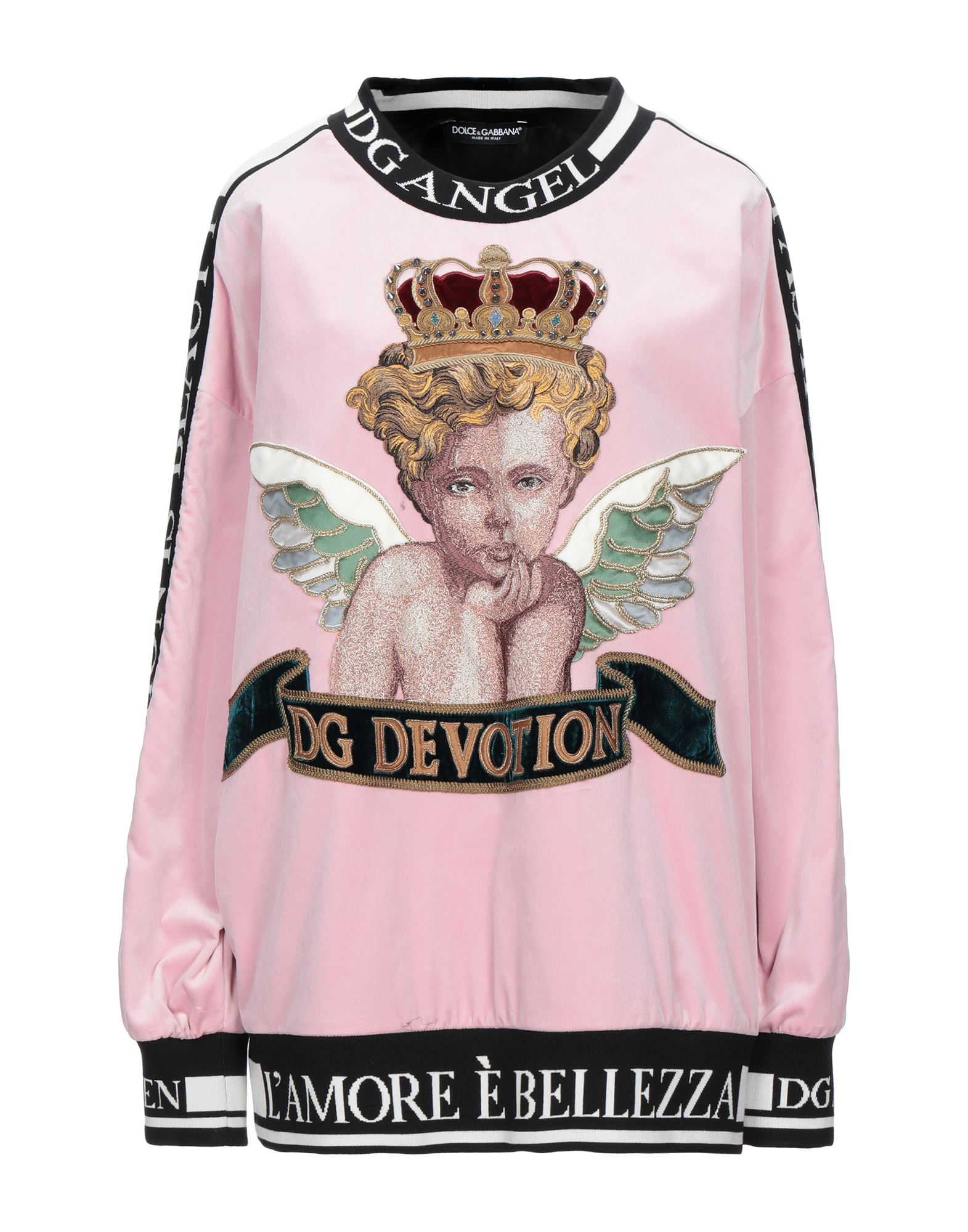 DOLCE&GABBANA Sweatshirt Damen Rosa von DOLCE&GABBANA