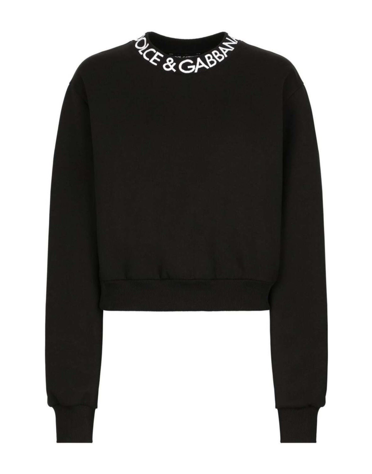 DOLCE&GABBANA Sweatshirt Damen Schwarz von DOLCE&GABBANA