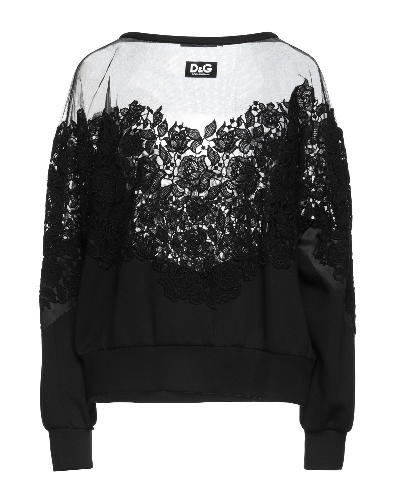 DOLCE&GABBANA Sweatshirt Damen Schwarz von DOLCE&GABBANA