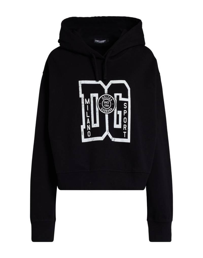 DOLCE&GABBANA Sweatshirt Damen Schwarz von DOLCE&GABBANA