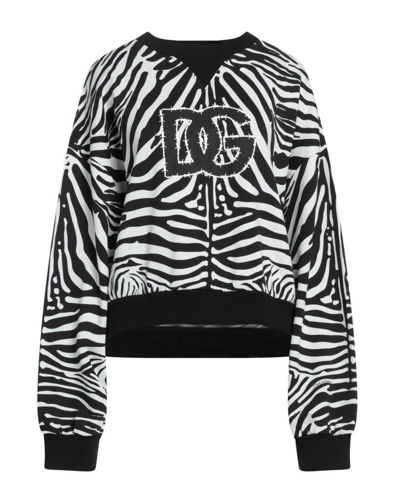DOLCE&GABBANA Sweatshirt Damen Schwarz von DOLCE&GABBANA