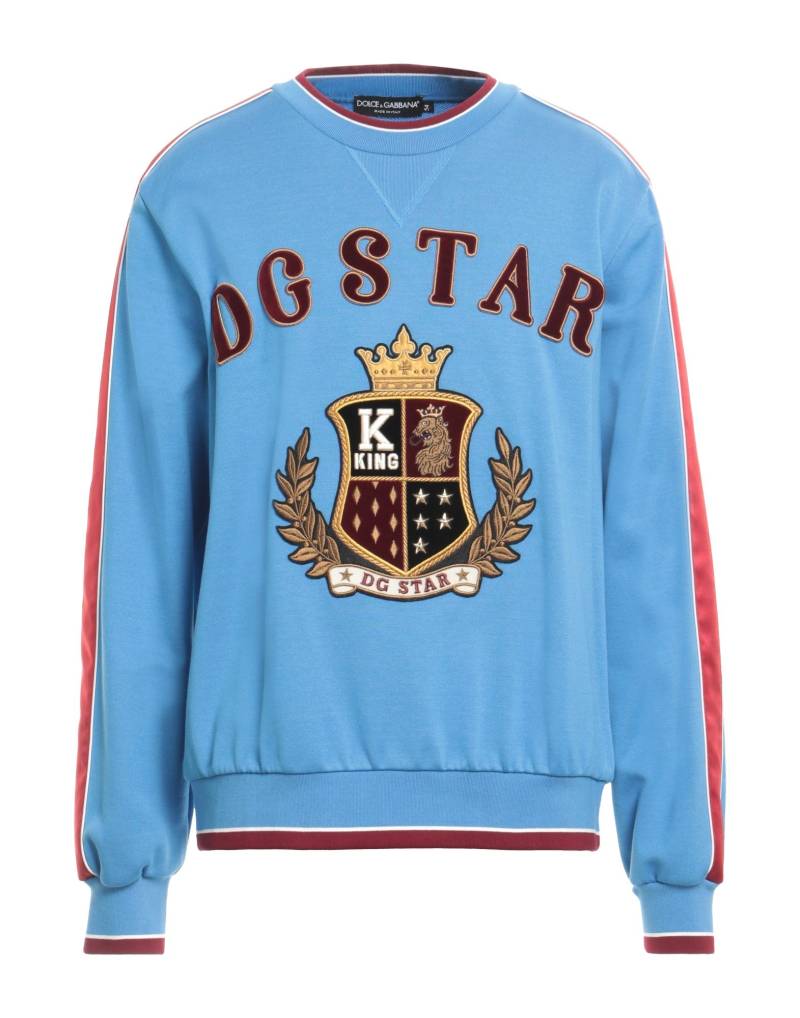 DOLCE&GABBANA Sweatshirt Herren Azurblau von DOLCE&GABBANA