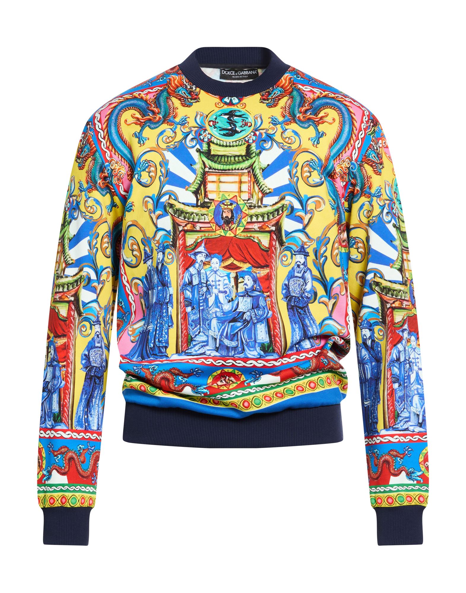 DOLCE&GABBANA Sweatshirt Herren Gelb von DOLCE&GABBANA