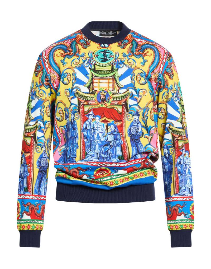 DOLCE&GABBANA Sweatshirt Herren Gelb von DOLCE&GABBANA