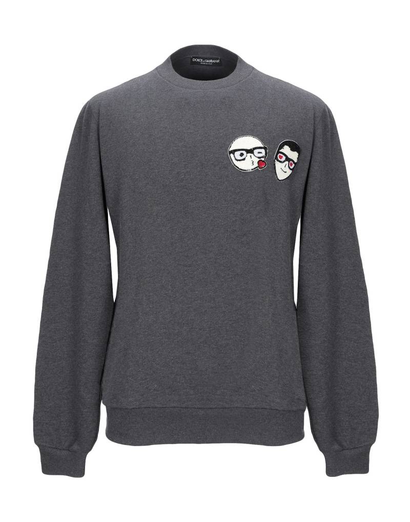 DOLCE&GABBANA Sweatshirt Herren Grau von DOLCE&GABBANA